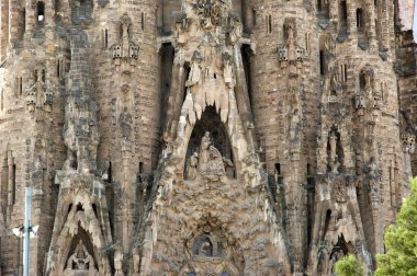 Sagrada familia tarafından antoni gaudi barcelona İspanya