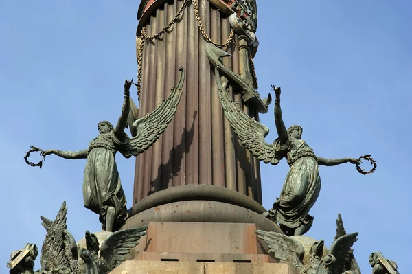 西班牙巴塞罗那的Chistopher哥伦布纪念碑 — 图库照片
