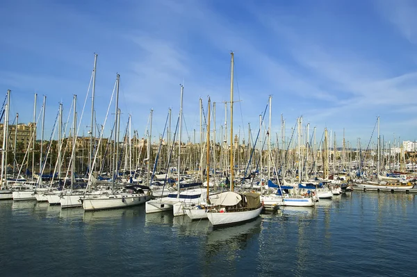Barcelona Harbor near Las Ramblas. Catalonia, Spain — Stock Photo, Image