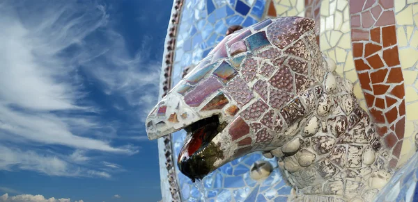 Parc guell στη Βαρκελώνη, Ισπανία — Φωτογραφία Αρχείου