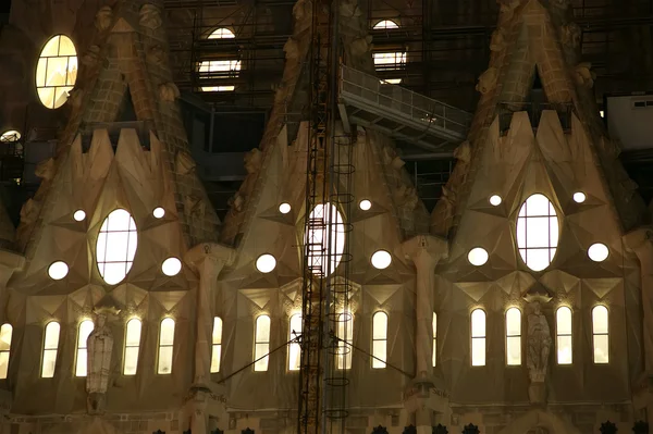 Sagrada familia od Antoniho Gaudího v Barceloně Španělsko — Stock fotografie