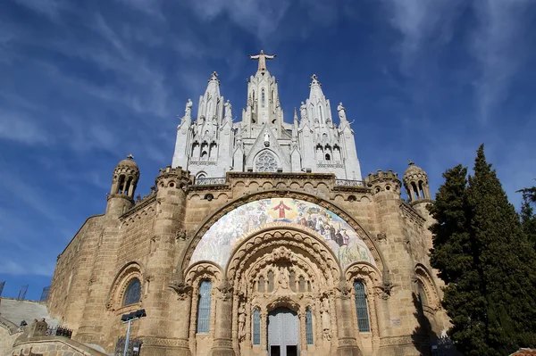 ティビダボ寺、バルセロナ、スペイン — ストック写真