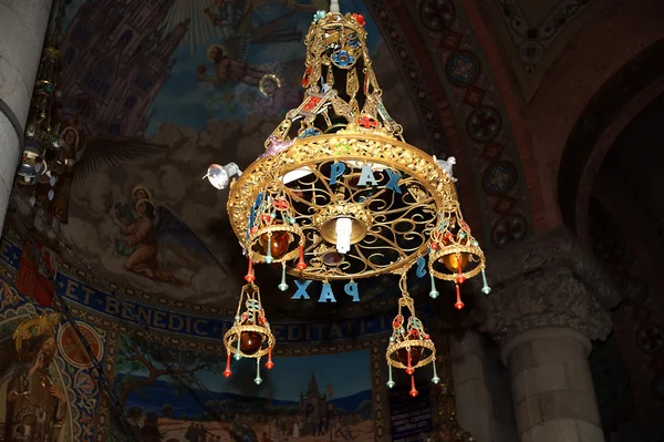 Wnętrze tibidabo Kościoła, barcelona, Hiszpania — Zdjęcie stockowe