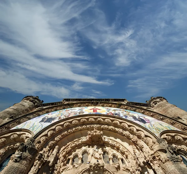 Templo de Tibidabo, Barcelona, Espanha — Fotografia de Stock