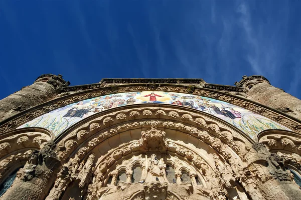 Храм Тибидабо, Барселона, Испания — стоковое фото