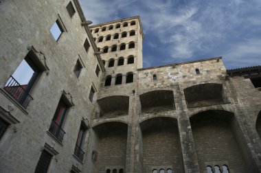 barcelona, İspanya gothic Quarter binalar