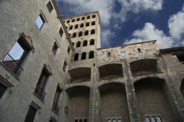 barcelona, İspanya gothic Quarter binalar