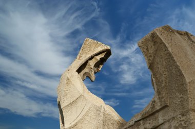 Sagrada familia tarafından antoni gaudi barcelona İspanya