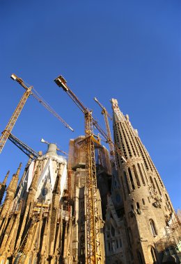 Sagrada familia tarafından antoni gaudi barcelona İspanya