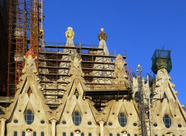 Sagrada familia tarafından antoni gaudi barcelona İspanya