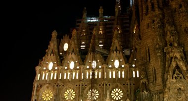 Sagrada familia tarafından antoni gaudi barcelona İspanya