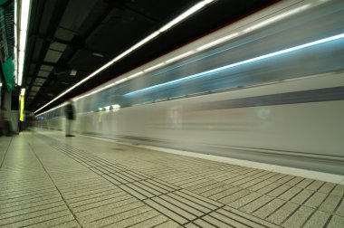 Metro Barcelona. hareketli fotoğraf