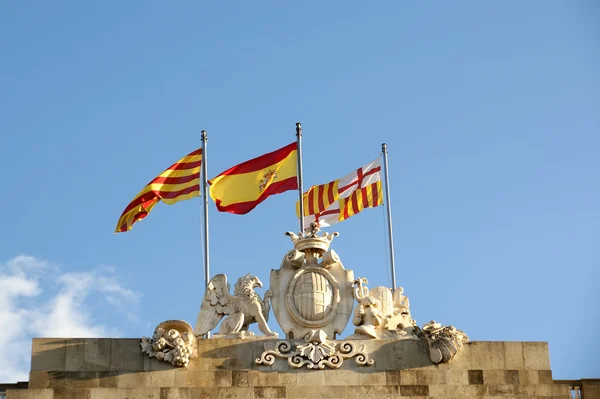 stock image Roof of Government House in Barcelona