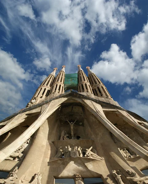 Храм Святого Сімейства, Антоніо Гауді в Барселоні, Іспанія — стокове фото