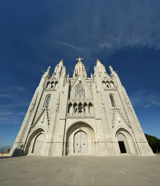 Templo del Tibidabo, en la cima de la colina del tibidabo, Barcelona , —  Fotos de Stock