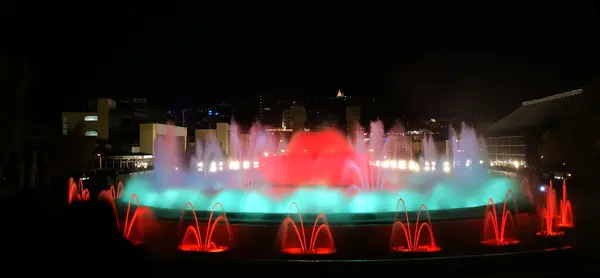 The Magic Fountain, Montjuic, Barcelona, Espanha . — Fotografia de Stock