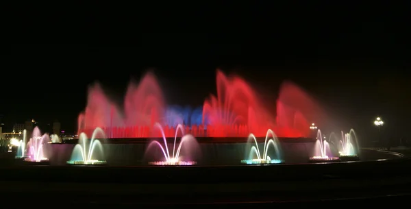 The Magic Fountain, Montjuic, Barcelona, Spain. — Stock Photo, Image
