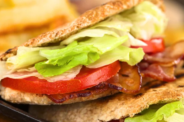 BLT pita sandviç — Stok fotoğraf