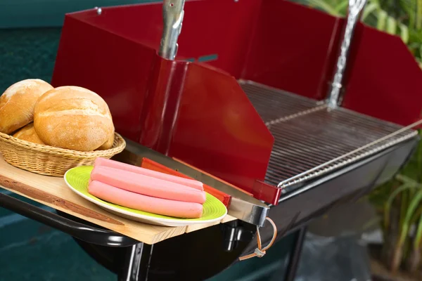 stock image Preparing a Barbecue