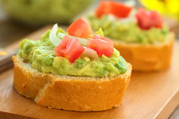 stock image Baguette with Avocado