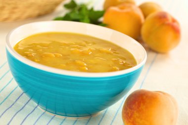 Cold Peach Soup clipart