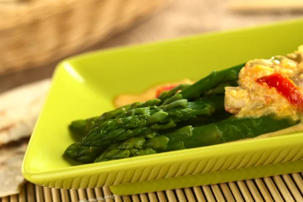 Curry di asparagi verdi — Foto Stock