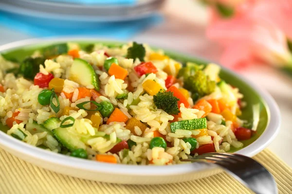 Vegetabiliska risotto — Stockfoto