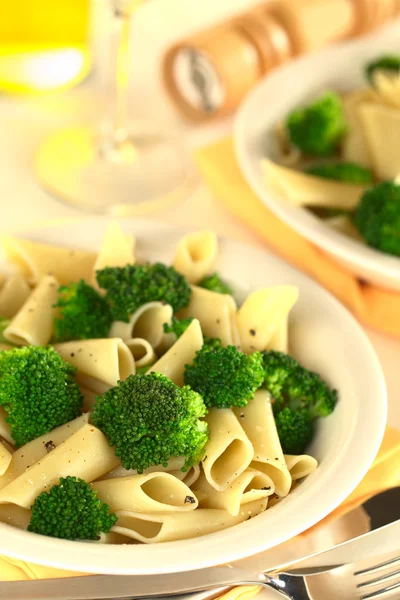 Brócoli con pasta — Foto de Stock