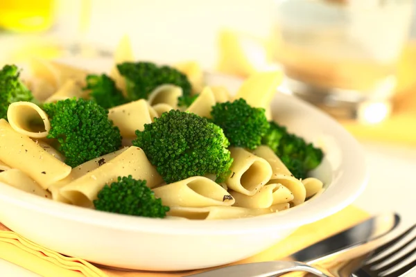 Brócolos com Massas — Fotografia de Stock