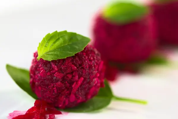 stock image Beetroot Coconut Balls