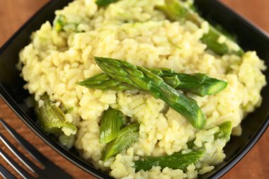 Green Asparagus Risotto clipart