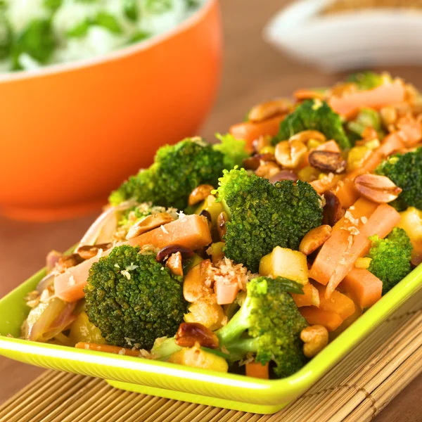 stock image Vegetable Stir-Fry Thai-Style