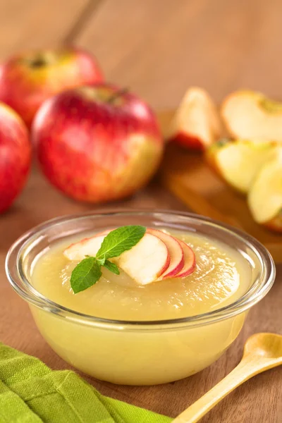 Salsa de manzana — Foto de Stock