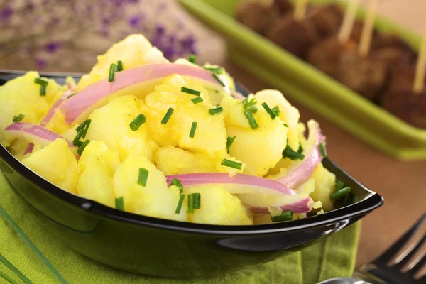 Aardappel salade Zwabische-stijl — Stockfoto