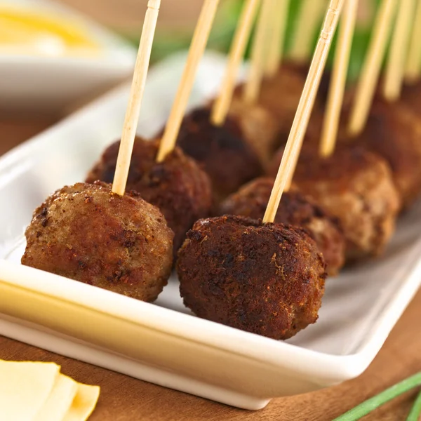Meatball Appetizers — Stock Photo, Image