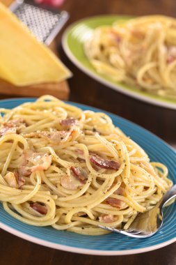 alla carbonara makarnası