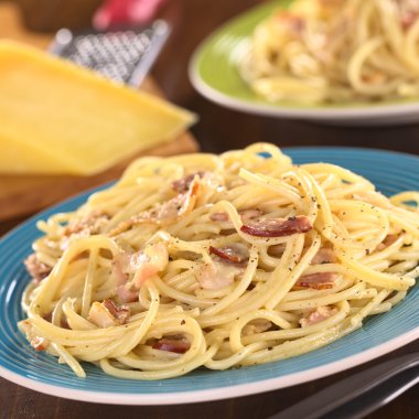 alla carbonara makarnası