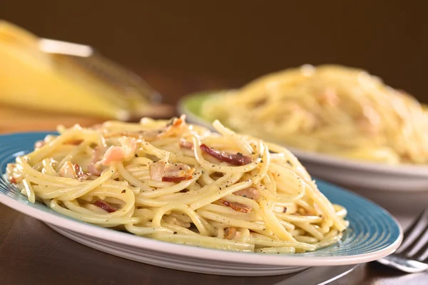 Spaghetti alla Carbonara — Stockfoto
