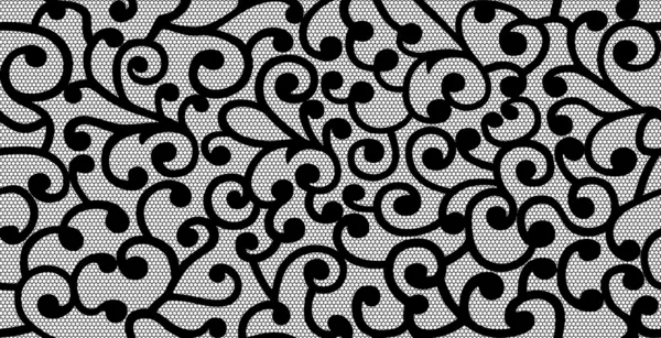Vector curles on lace seamless background — Free Stock Photo