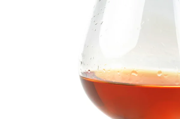 Brandy in glas. — Stockfoto