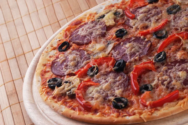 Lezzetli pizza — Stok fotoğraf