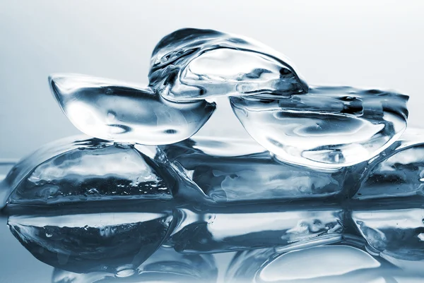 stock image Pieces of clear ice