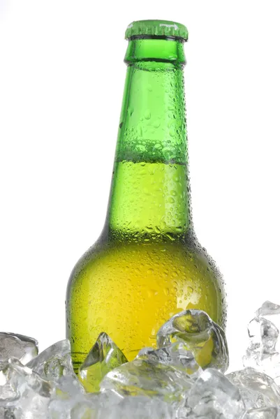 Зелена пляшка — стокове фото