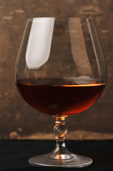 Glas cognac — Stockfoto