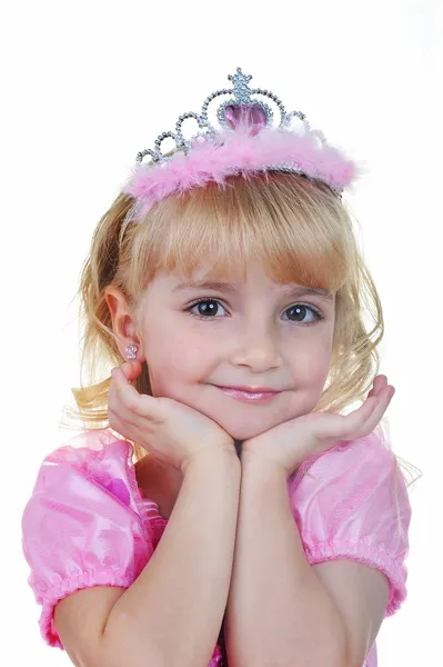 Kis hercegnő rózsaszín — Stock Fotó