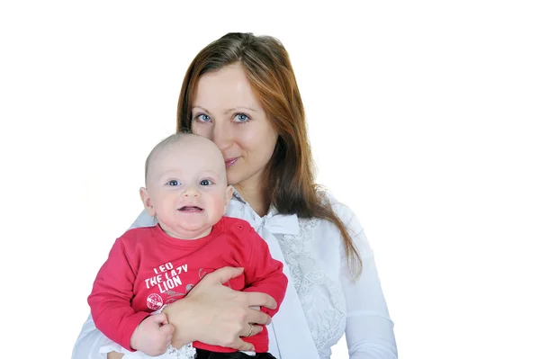 Femme avec bébé — Photo