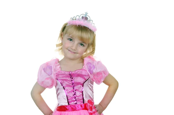Little princess in pink — Stock Photo, Image