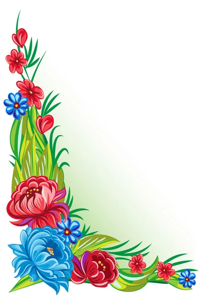 Květinový ornament — Stockový vektor