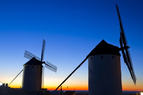 Větrné mlýny Dona Quijota — Stock fotografie