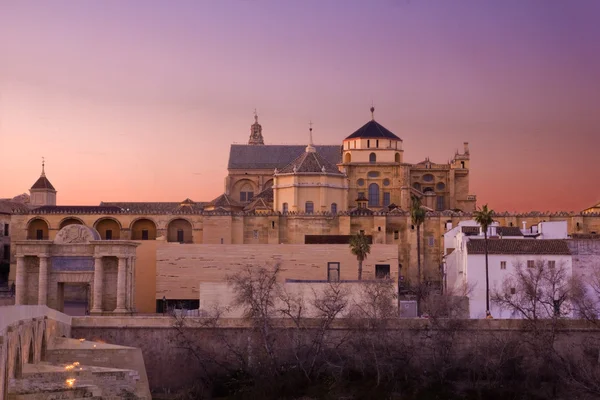 Sonnenuntergang in Cordoba, Andalusien, Spanien — Stockfoto
